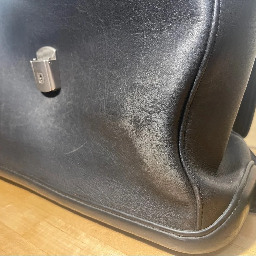 Georges Vintage Leather Briefcase Made in USA Laptop Bag